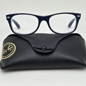 Ray-Ban RB2132 6053/71 Wayfarer Color Mix Matte Blue Sunglasses Frame w/ Case